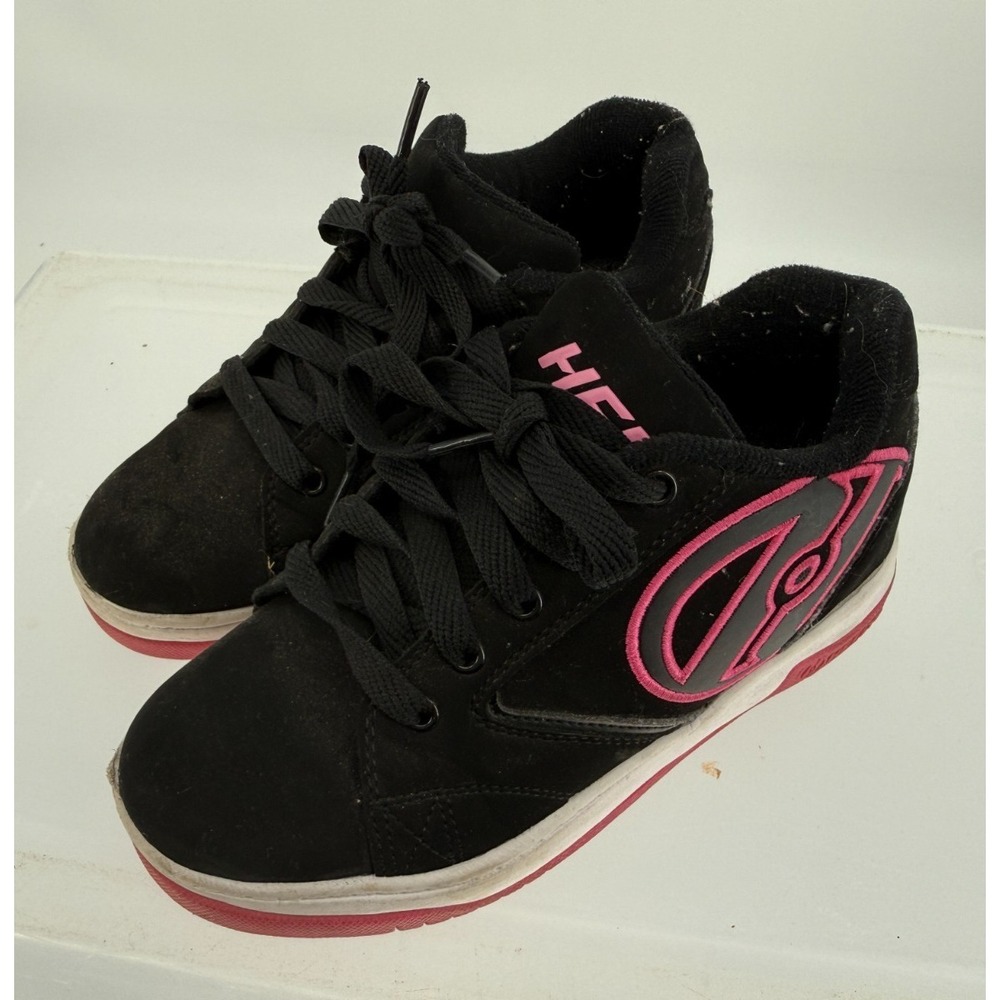 Heelys Black Pink Roller Skate Shoes Youth 3 Y2K Skater Emo Scene